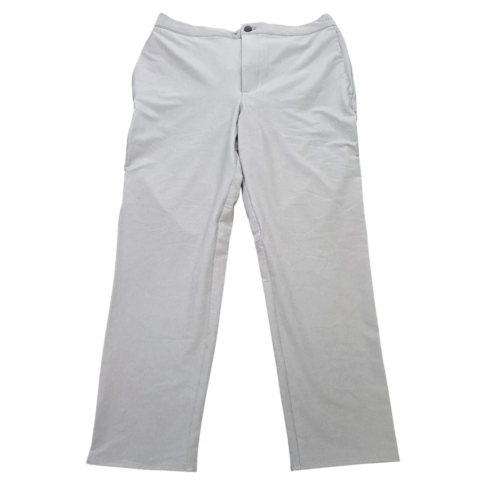 Banana Republic Slim Tapered Pants Men's Size 32x30 Gray Stretch Commuter NWT